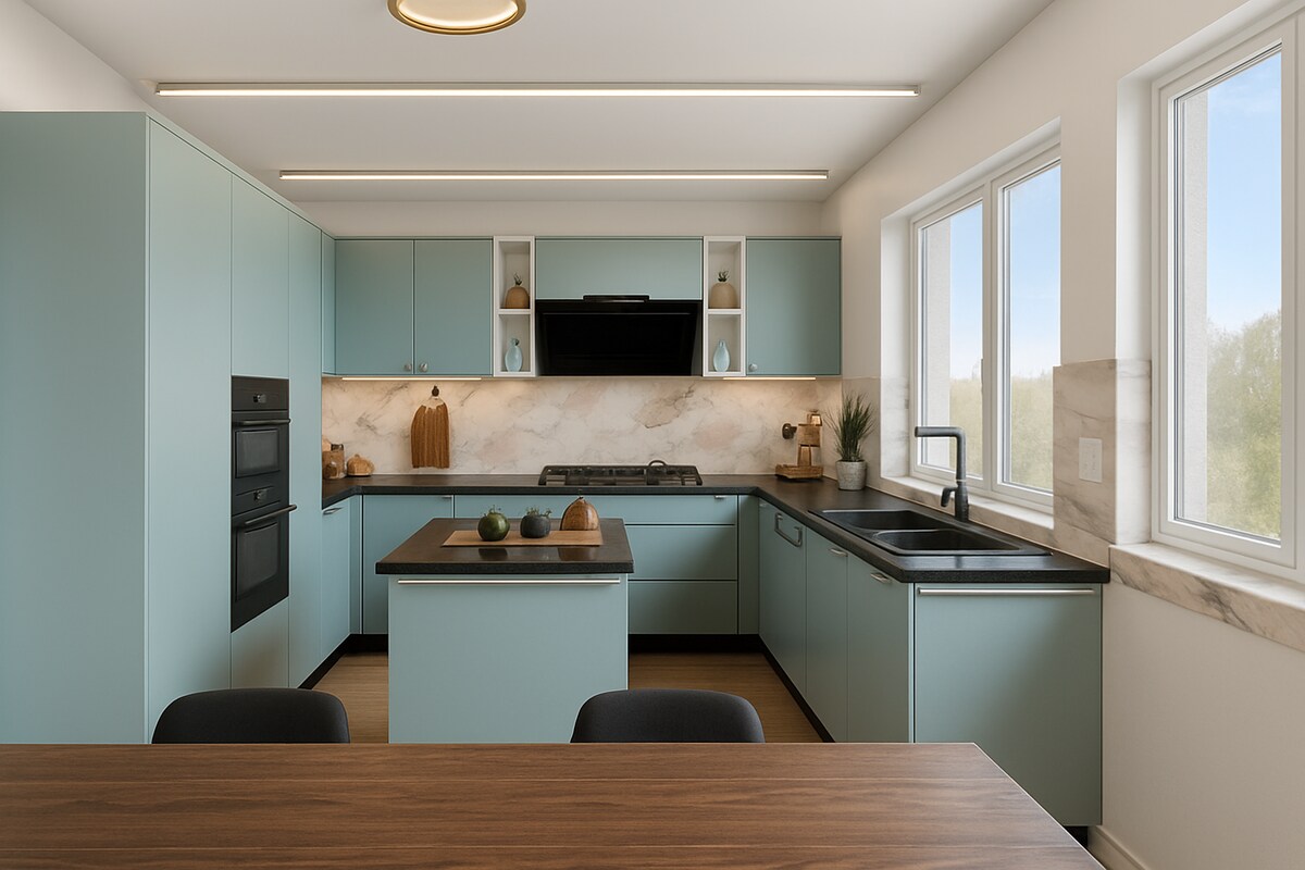 German-Engineered Modular Kitchen Interior in Dhaka